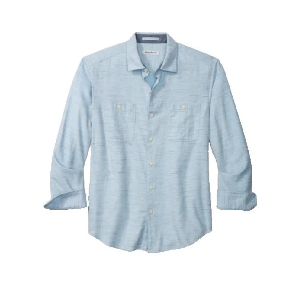 Tommy Bahama Men’s Medium Ocean Deep Sorrento Sands Long Sleeve Shirt